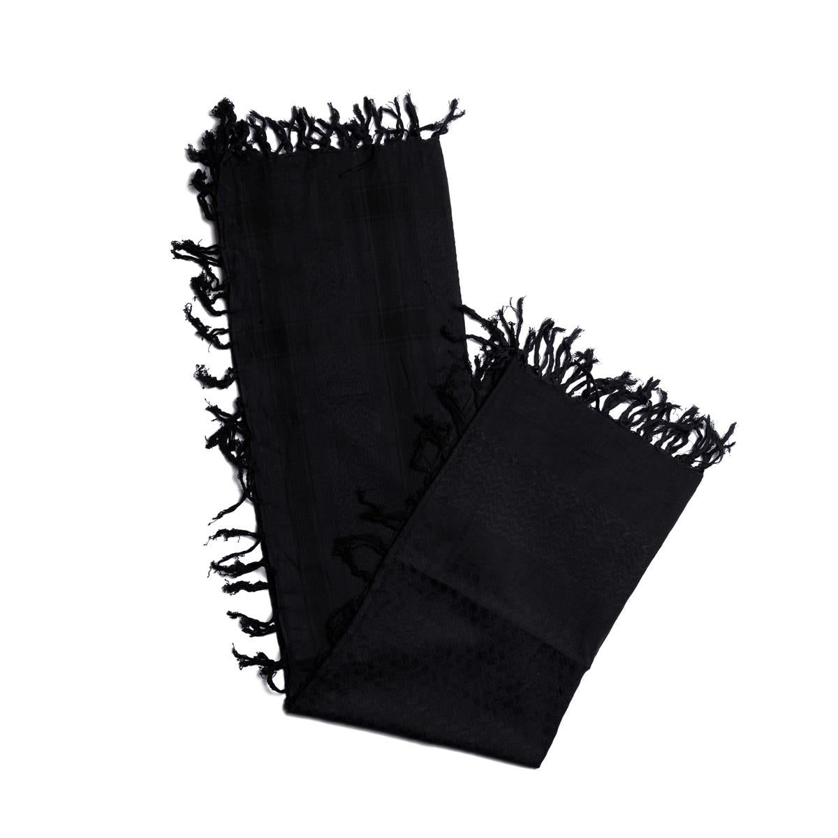 Palästinensertuch Shemagh Kufiya in Schwarz Schwarz - Wild-Clothing