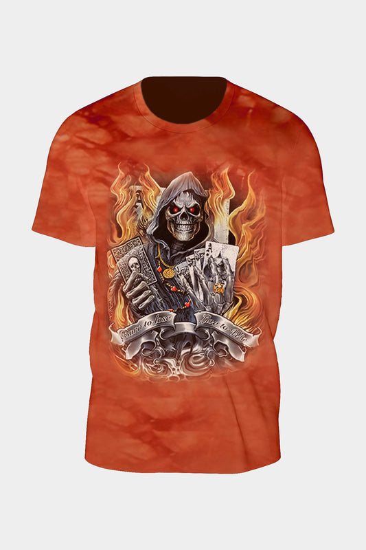 Tie-Dye Orangen Death spielt T-Shirt - Wild-Clothing