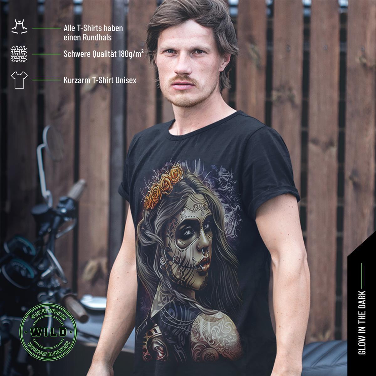 Dunkle Prinzessin mit Piercings und Tattoo T-Shirt - Wild-Clothing