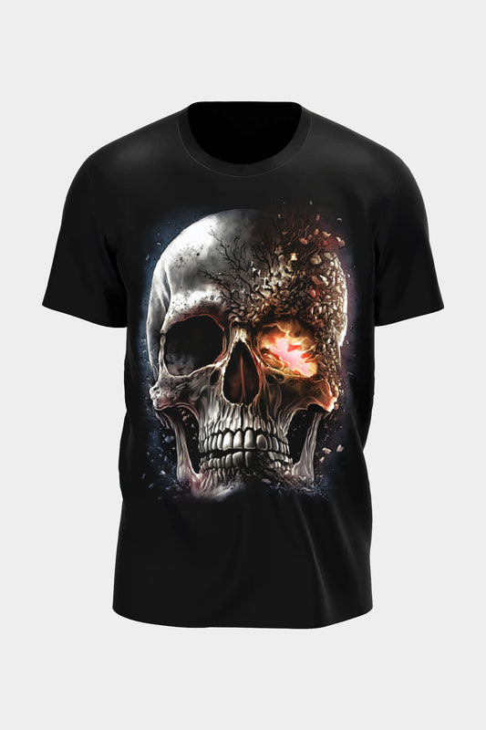Erschossener Totenkopf T-Shirt - Wild-Clothing