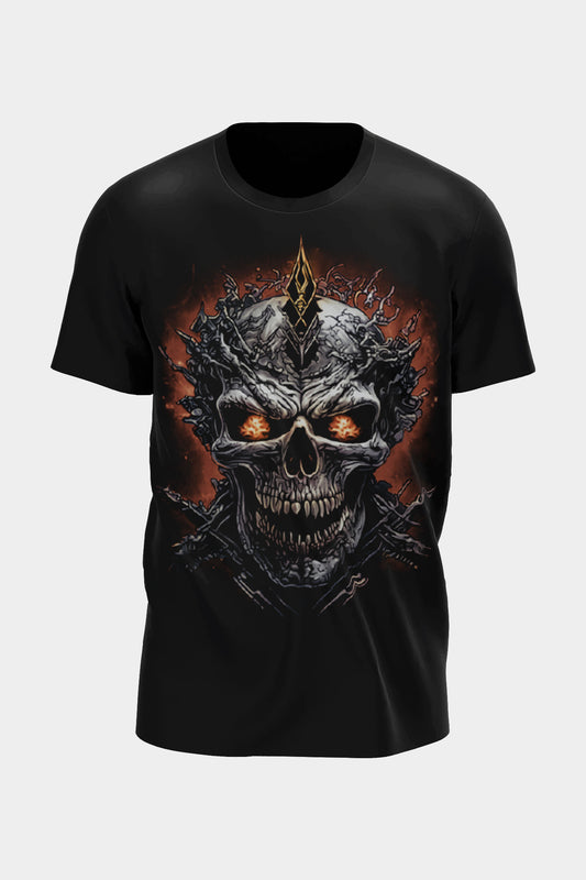 Gangster-Reiter-Totenkopf T-Shirt - Wild-Clothing