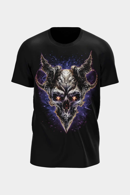 Vampir-Totenkopf T-Shirt - Wild-Clothing