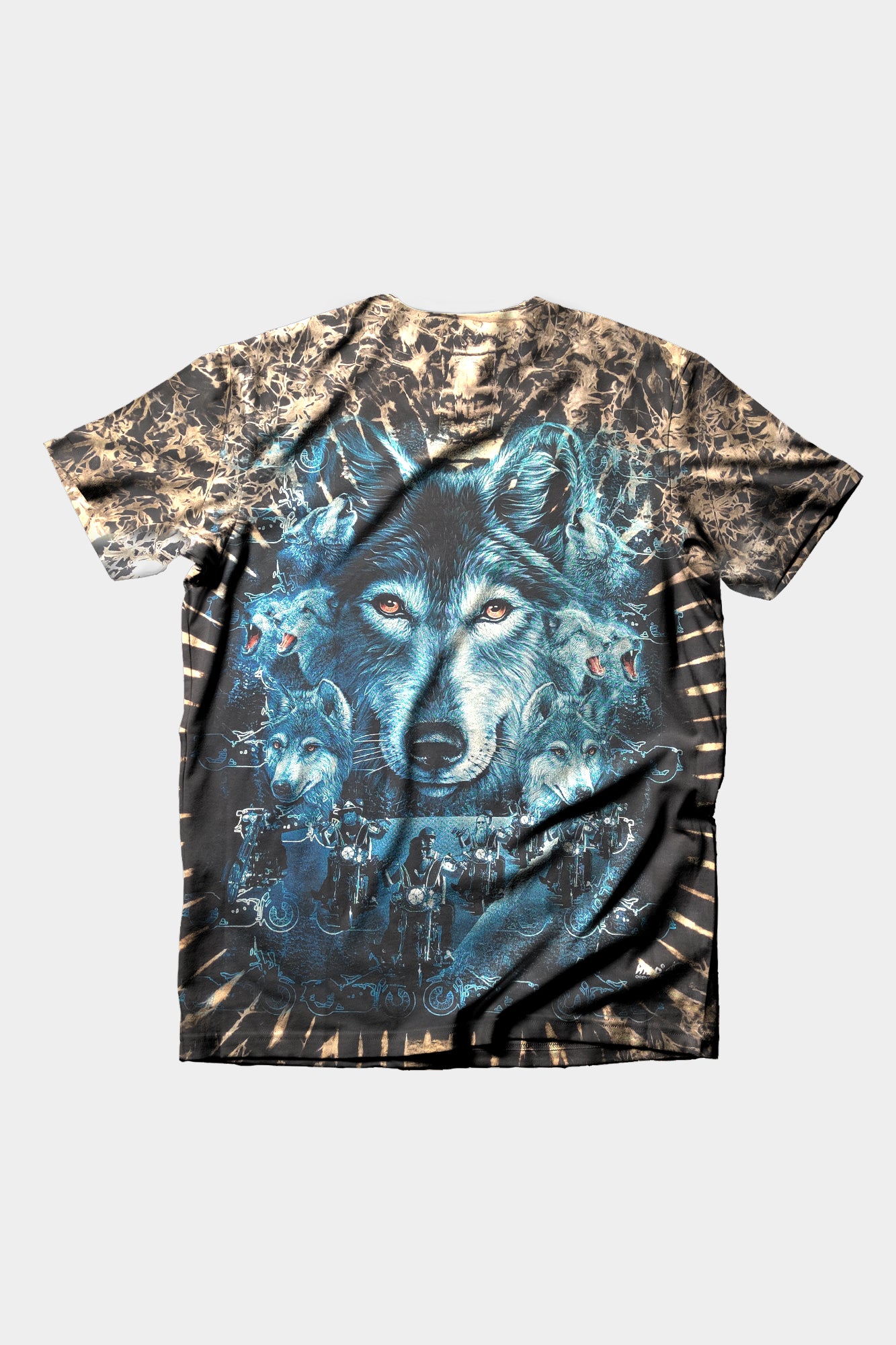 Wolfsrudel Biker-Gang Tie-Dye T-Shirt - Wild-Clothing