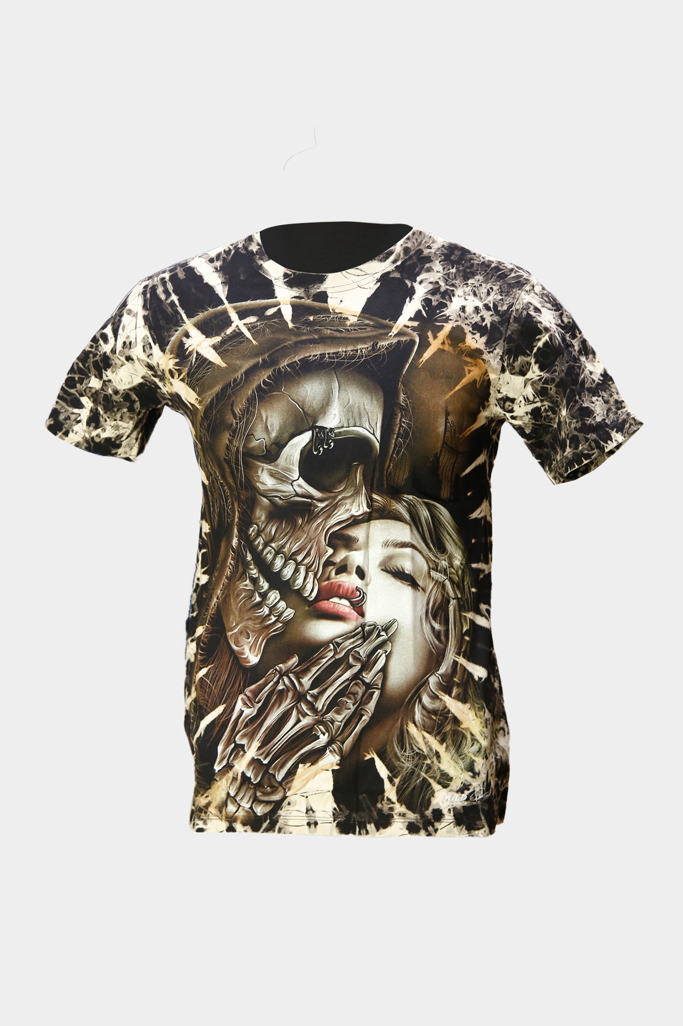 Tie-Dye Kiss of death Reaper Tie-Die T-Shirt - Wild-Clothing