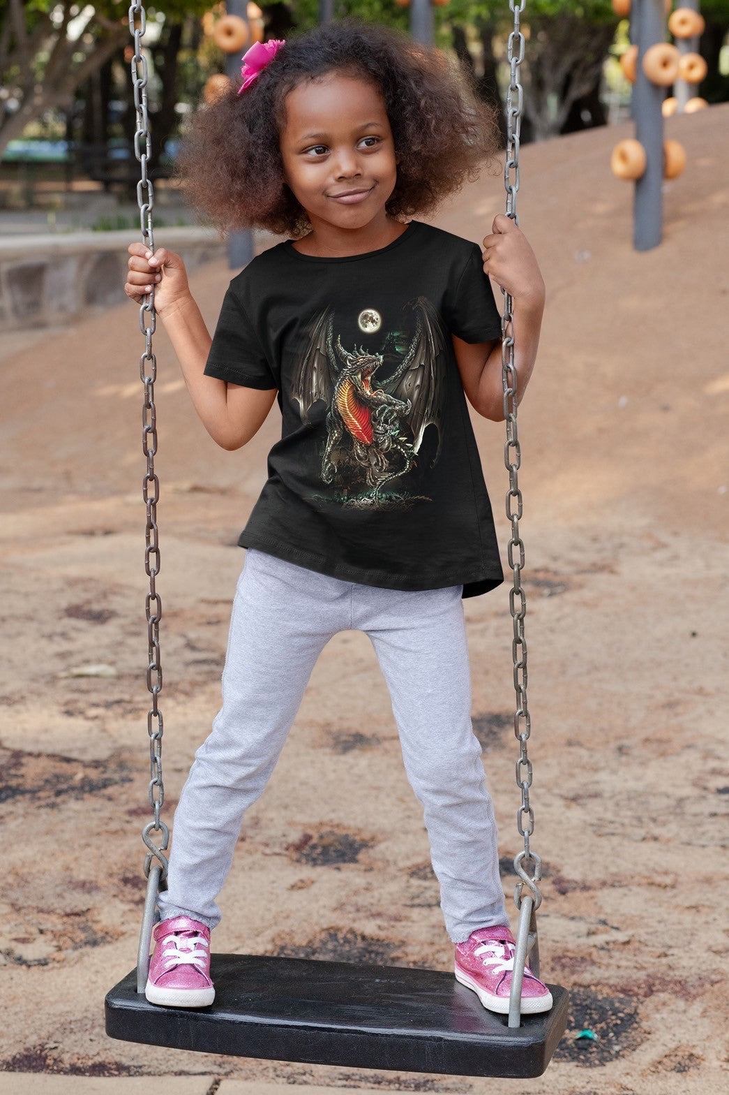 Skull Dragon Kinder T-Shirt - Wild-Clothing
