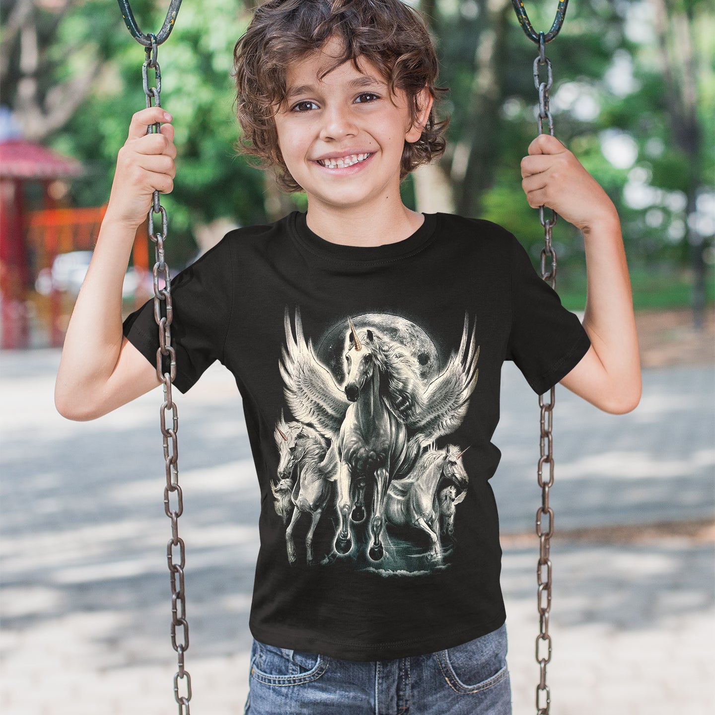 Einhorn Fabelwesen Kinder T-Shirt - Wild-Clothing