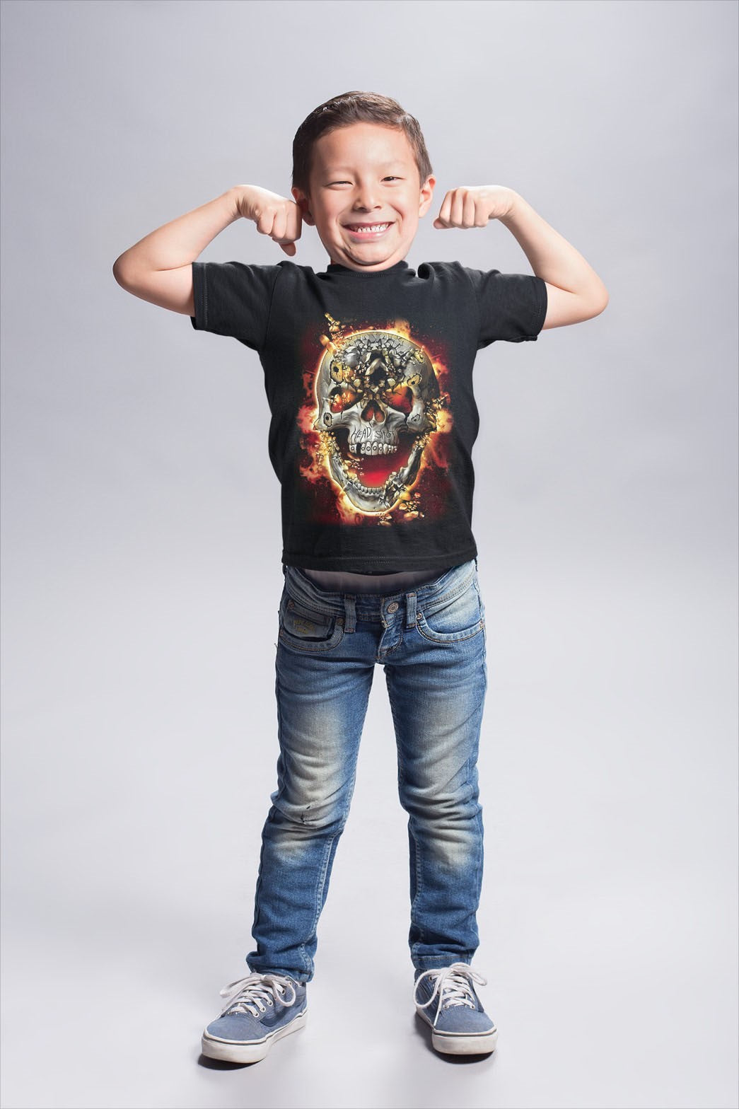 Head Shot Kinder T-Shirt - Wild-Clothing