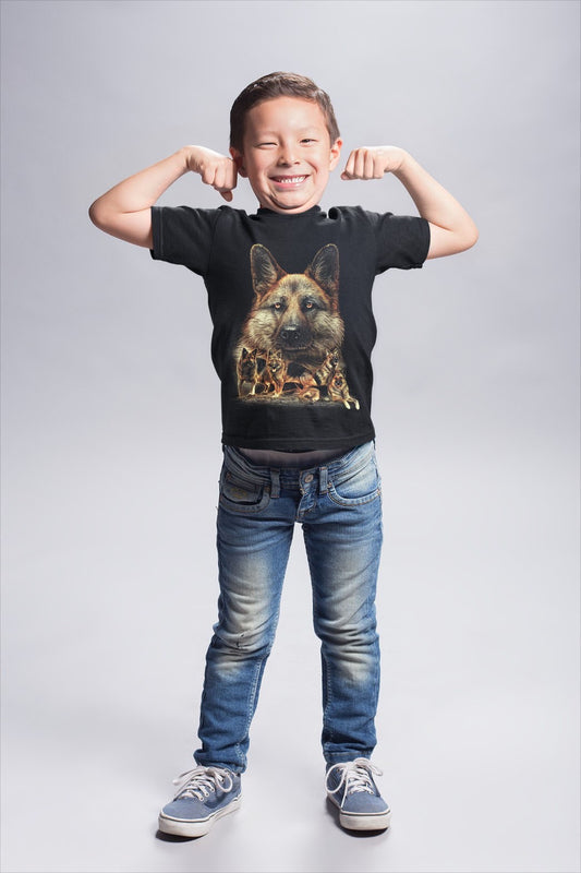 Schäferhund Kinder T-Shirt - Wild-Clothing