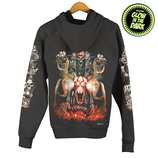 Wild Clothing Stylish Death Biker Hoodie - Wild-Clothing
