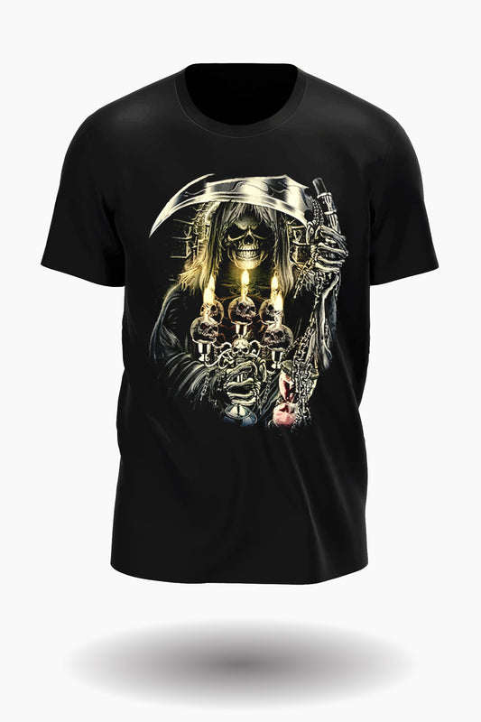 Reaper Skull Kinder T-Shirt - Wild-Clothing
