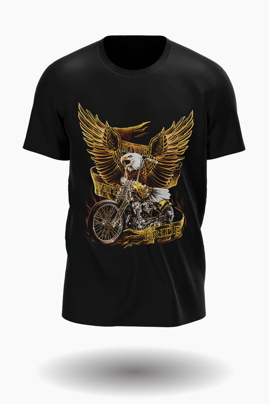 Goldener Adler T-Shirt - Wild-Clothing
