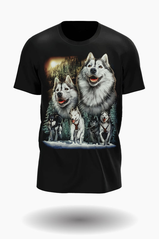 Schlittenhunde T-Shirt - Wild-Clothing