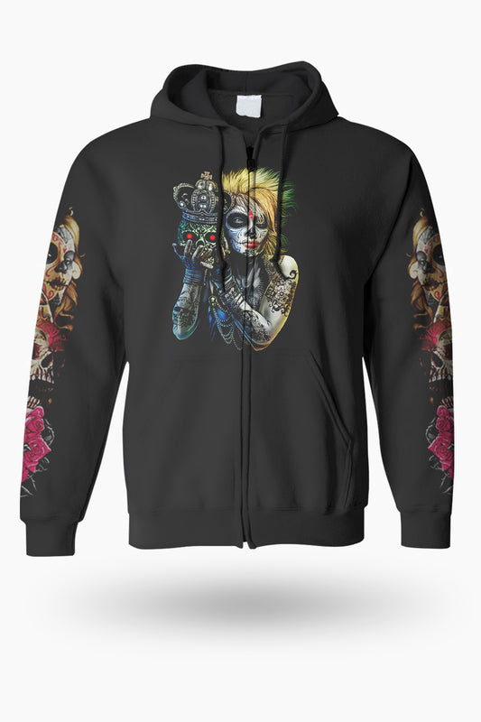 Wild Clothing Tattoo Princess Sweatjacke Hoodie - Wild-Clothing