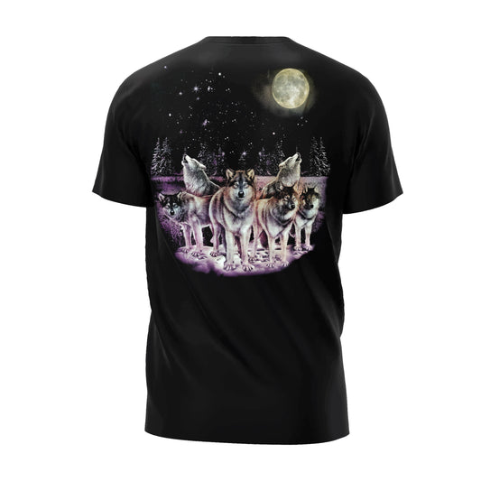 Wölfe bei Nacht - Wild-Clothing