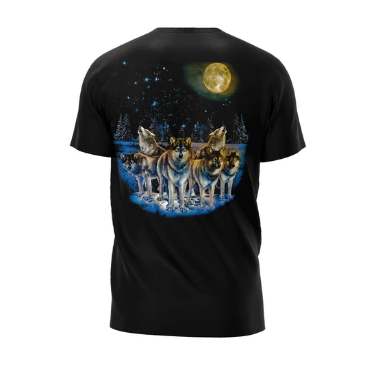 Wolfsrude bei Vollmond - Wild-Clothing