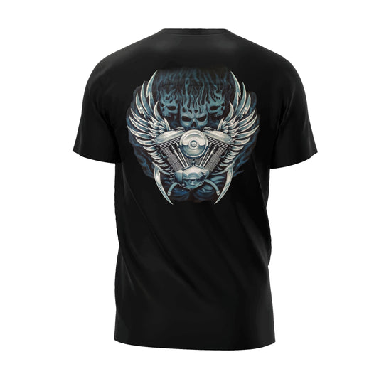 Biker Totenkopf Motorrad - Wild-Clothing