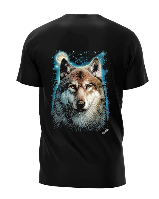 Wolf bei Nacht - Wild-Clothing