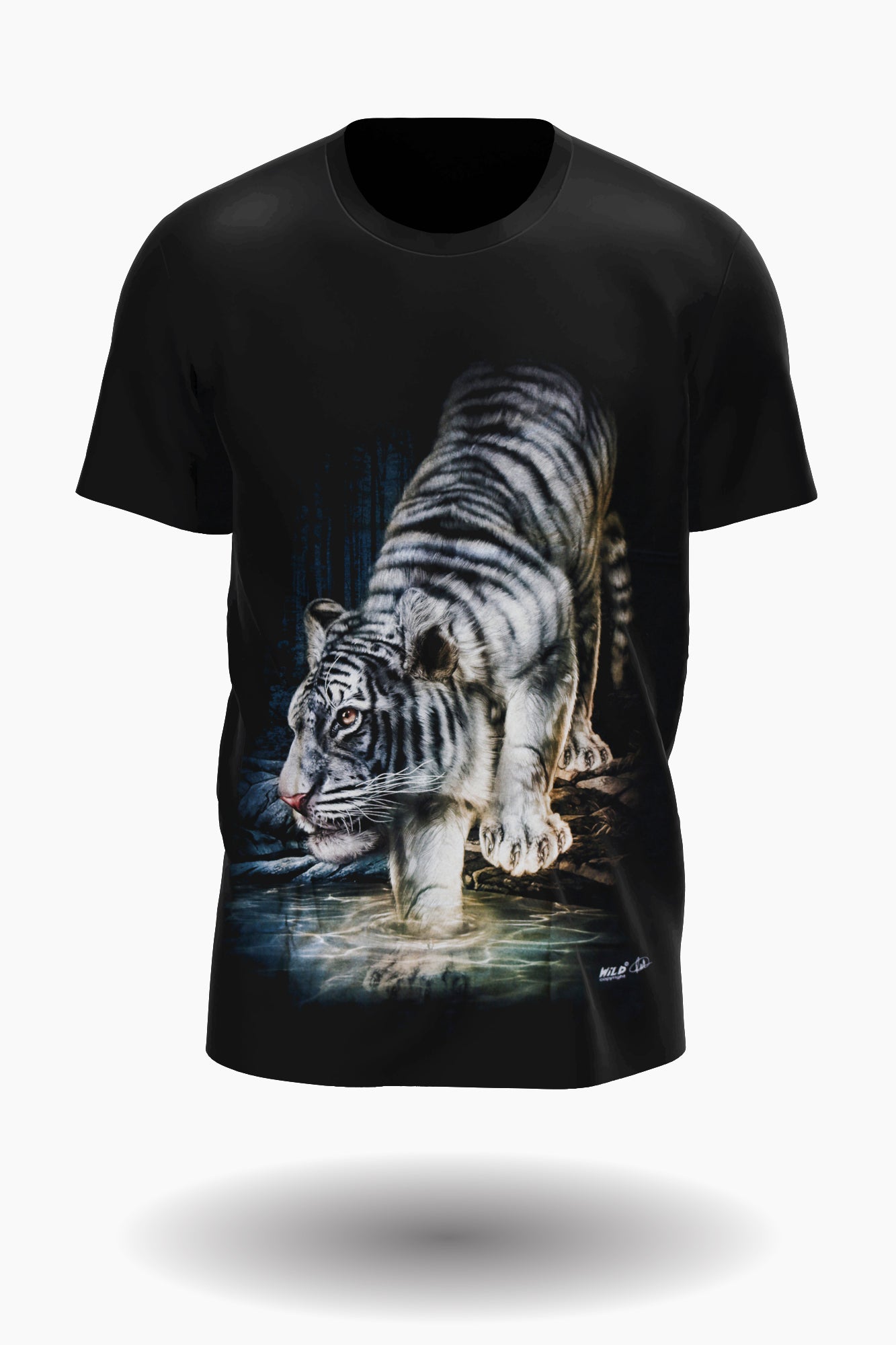 Weißer Tiger T-Shirt - Wild-Clothing