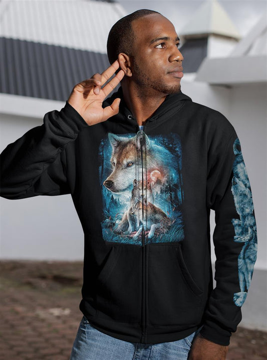 Wild Clothing Wolf Hoodie