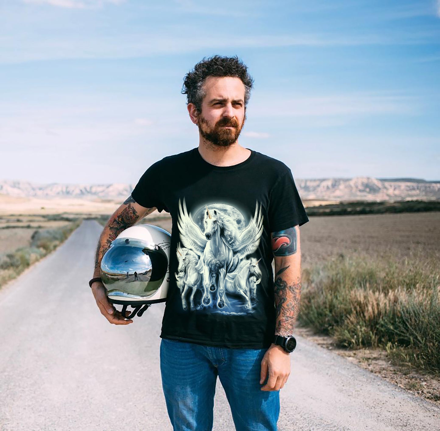 Unicorn Pegasus T-Shirt - Wild-Clothing