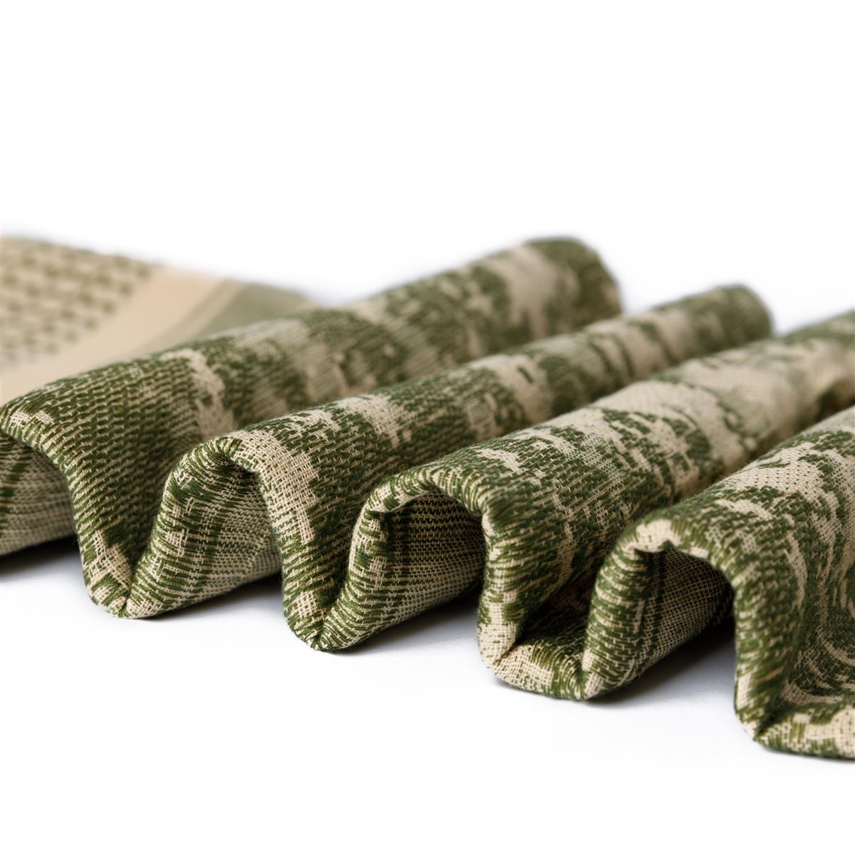 Palästinensertuch Shemagh Kufiya in Camo Sandfarbe - Wild-Clothing