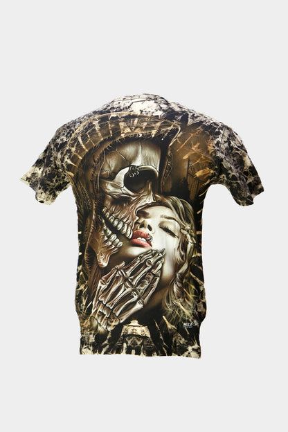 Tie-Dye Kiss of death Reaper Tie-Die T-Shirt - Wild-Clothing