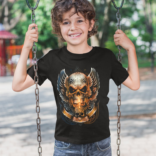 King Skull Kinder T-Shirt - Wild-Clothing