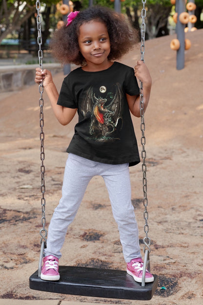 Skull Dragon Kinder T-Shirt - Wild-Clothing