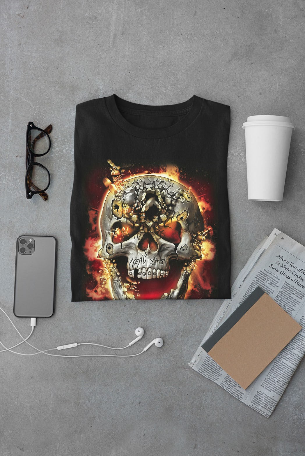 Head Shot Kinder T-Shirt - Wild-Clothing