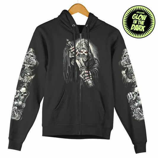 Wild Clothing Kriegermit Waffe Sweater Hoodie