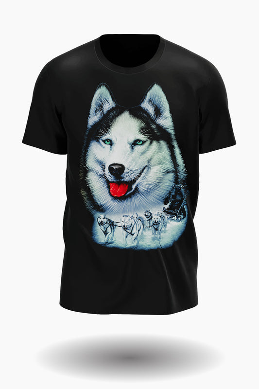 Husky-Familie T-Shirt