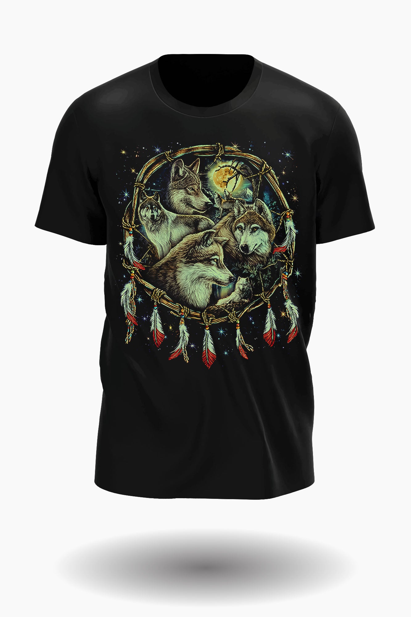 Traunfänger und Wölfen T-Shirt - Wild-Clothing