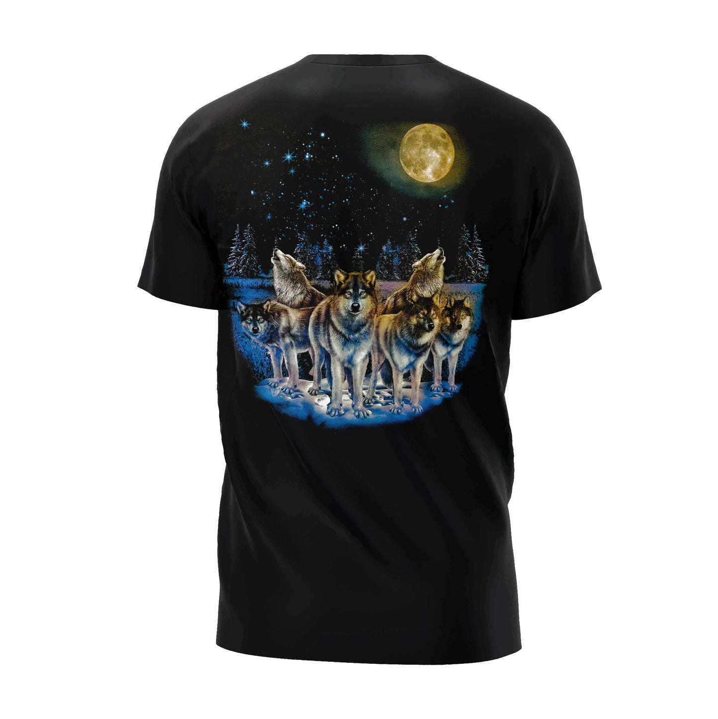 Wolfsrude bei Vollmond - Wild-Clothing