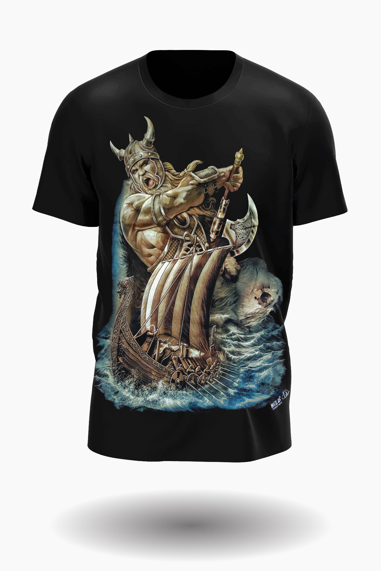 Vikinger Krieger T-Shirt - Wild-Clothing