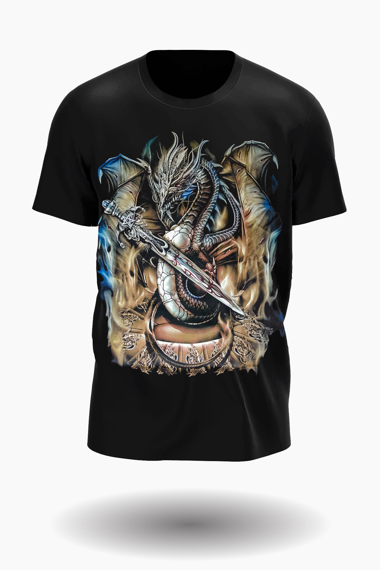 Drachen Krieger T-Shirt - Wild-Clothing