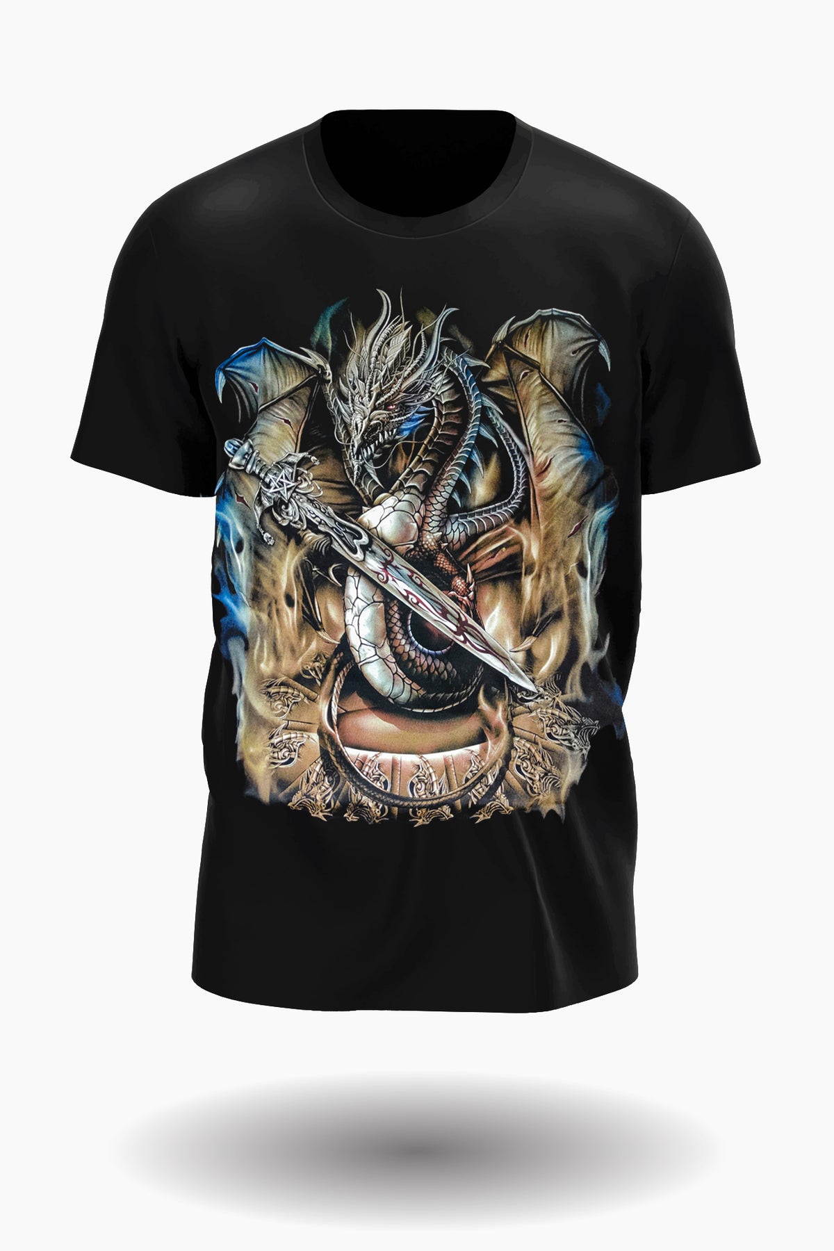 Drachen Krieger T-Shirt - Wild-Clothing