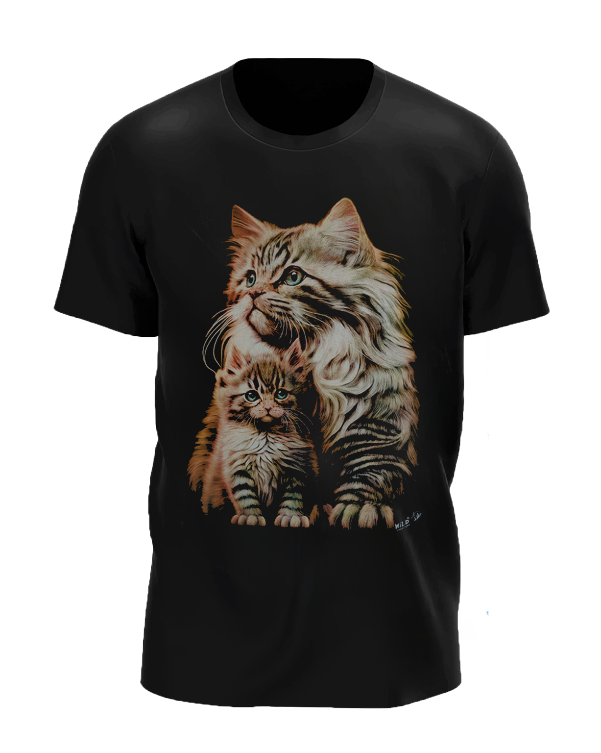 Mama Katze mit Kitten - Wild-Clothing