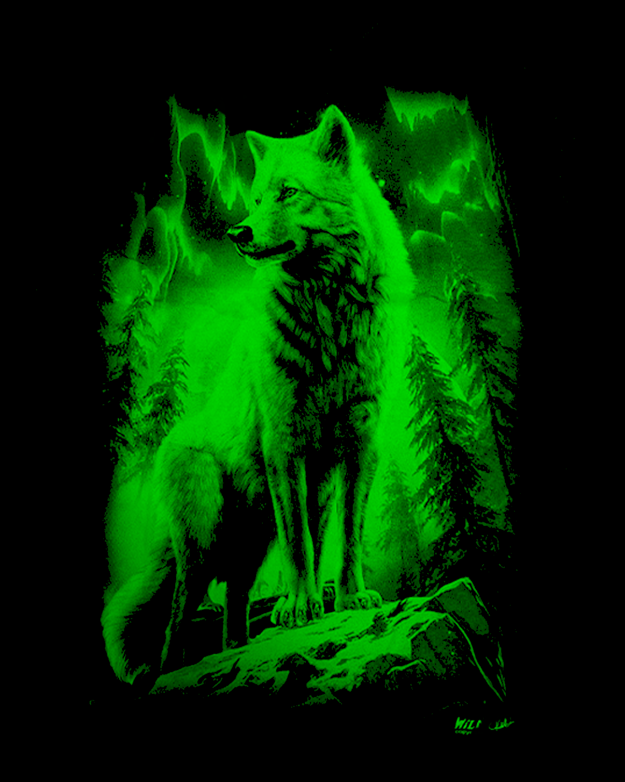 Weißer Wolf Forest - Wild-Clothing