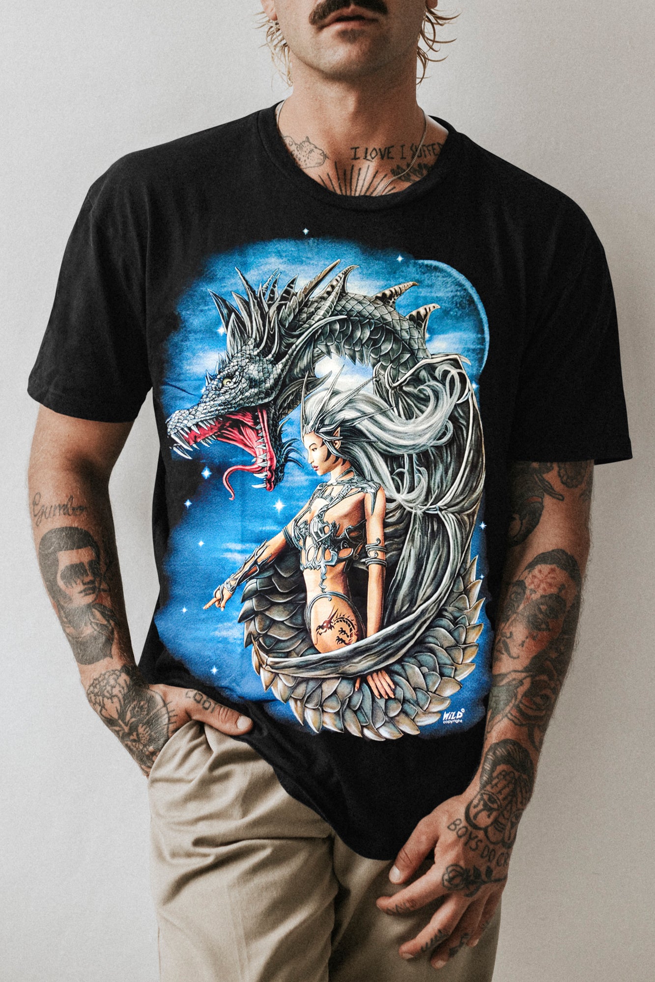 Drachen Elfe T-Shirt - Wild-Clothing