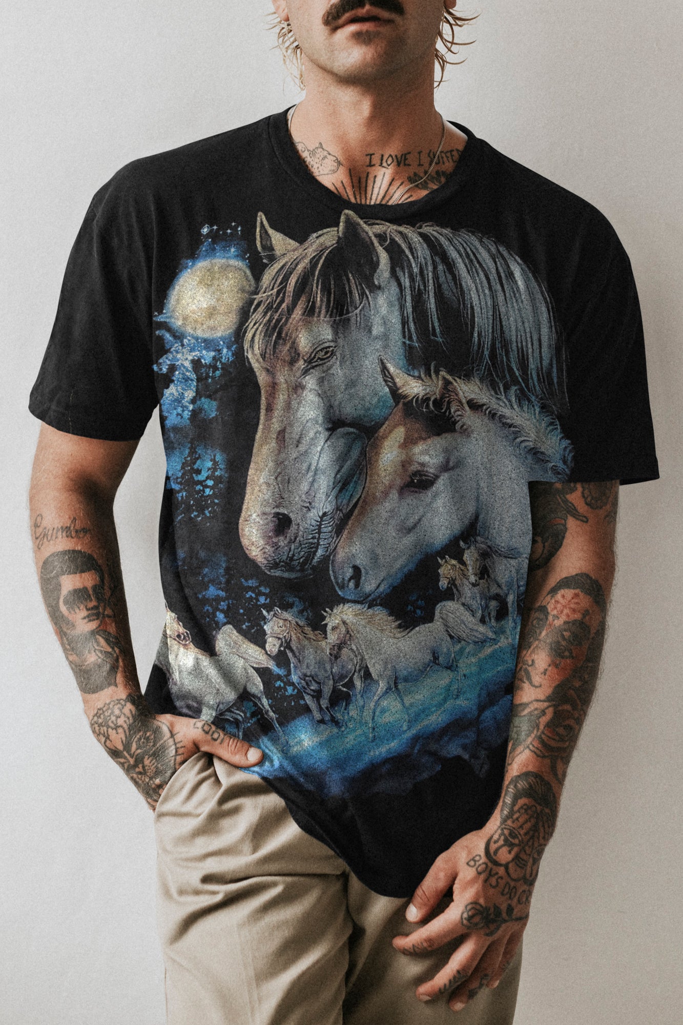 Pferde T-Shirt - Wild-Clothing