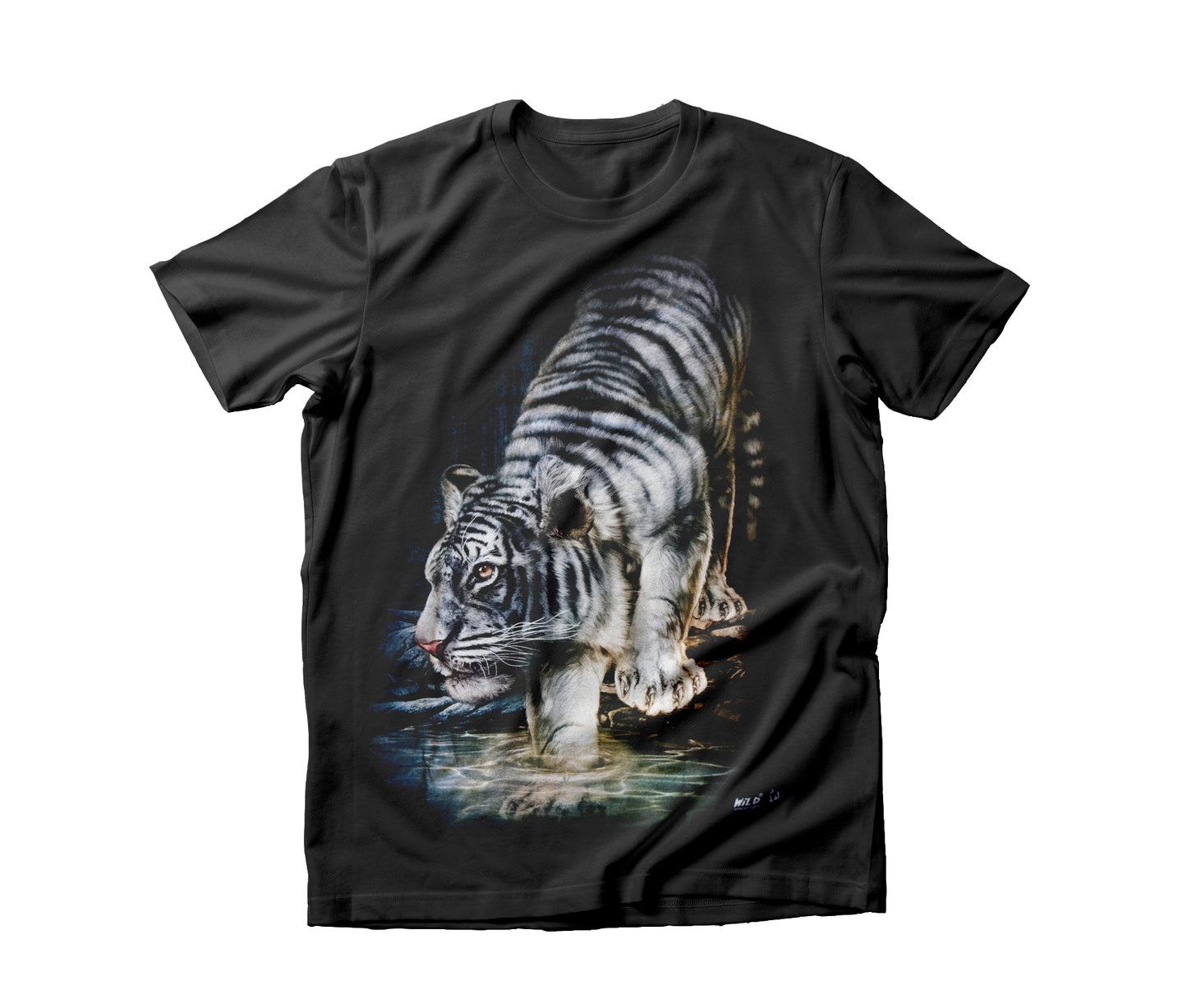 Weißer Tiger T-Shirt - Wild-Clothing