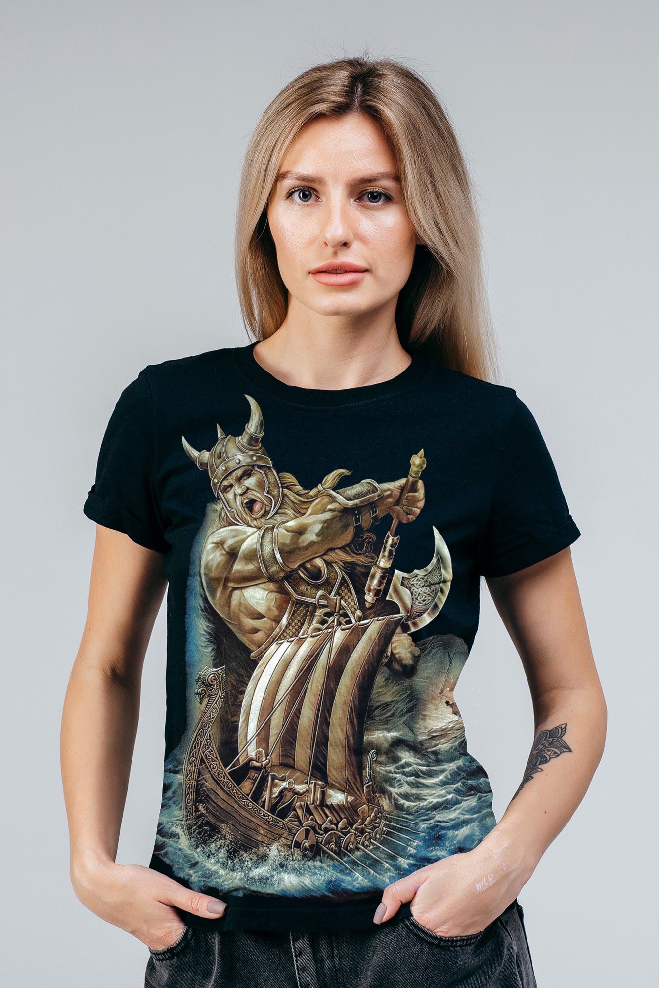 Vikinger Krieger T-Shirt - Wild-Clothing