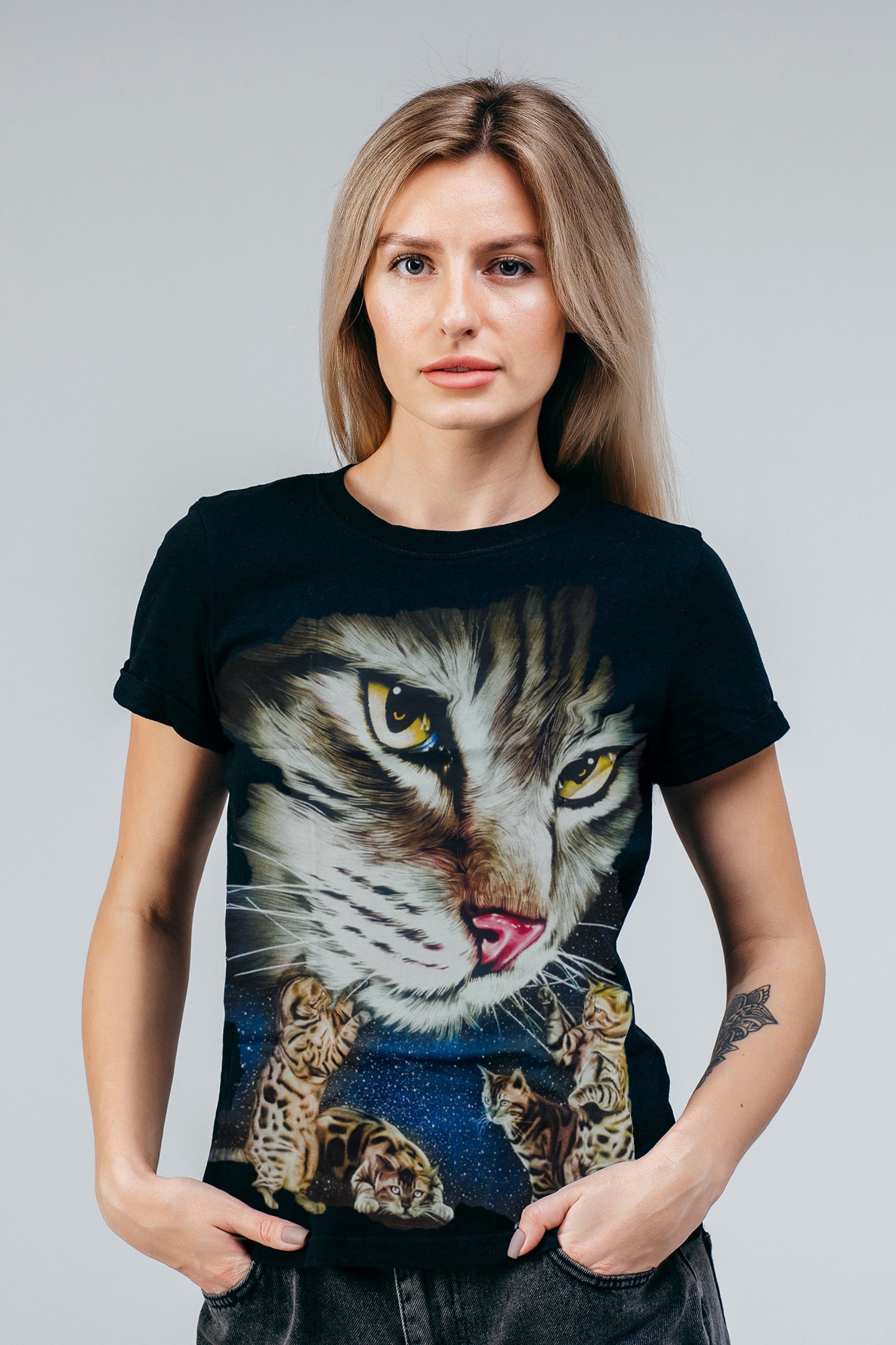 Katzen T-Shirt - Wild-Clothing