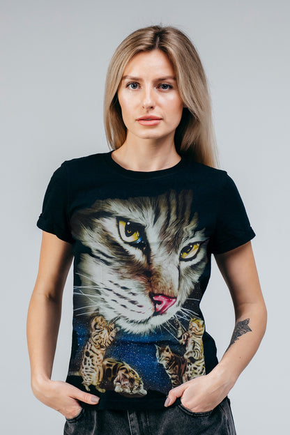 Katzen T-Shirt - Wild-Clothing