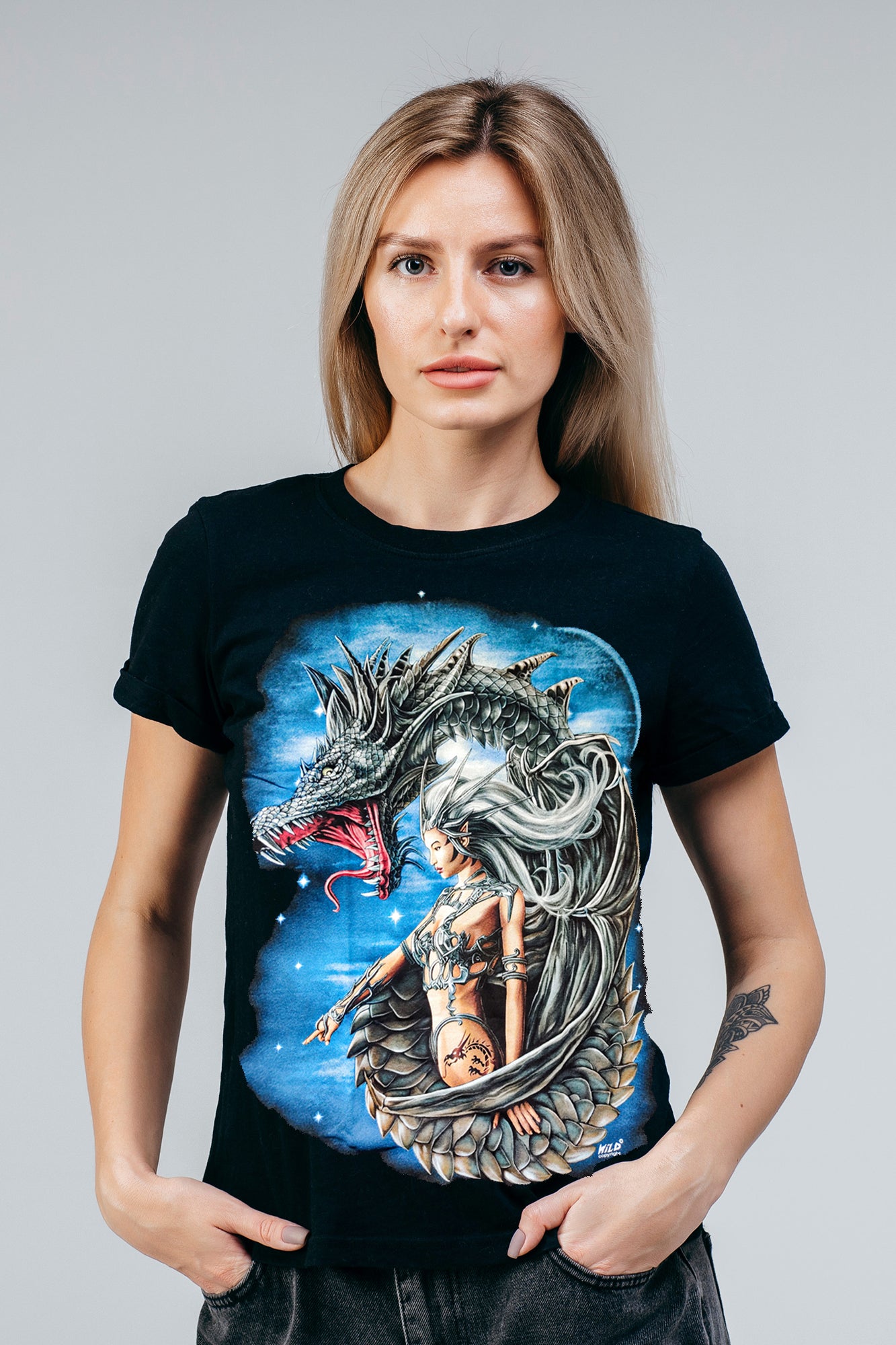 Drachen Elfe T-Shirt - Wild-Clothing